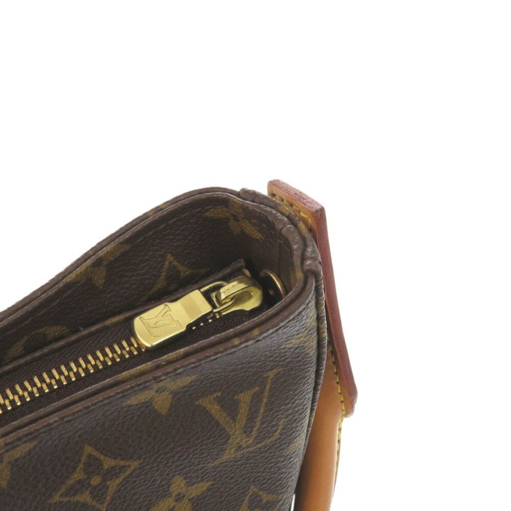 LOUIS VUITTON Authentic Brown Monogram Looping GM Shoulder Bag - Picture 9 of 11